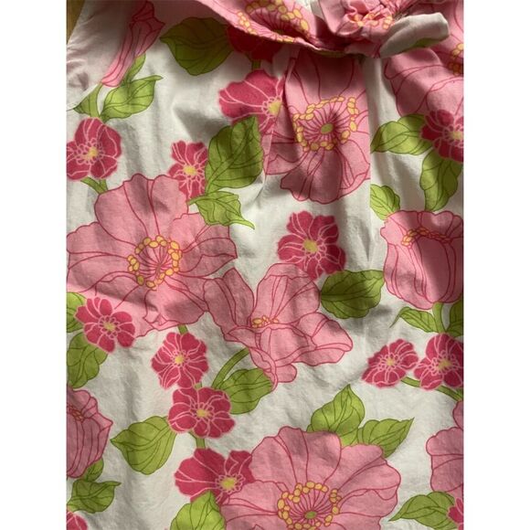 Janie and Jack Vintage Tag Girls Pink Floral Sleeveless Tank Top Size 3 Spring - Picture 2 of 4